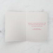 ユモア溢れる 面白い 犬の写真 クリスマスカード 折り畳み式 カード (内部)