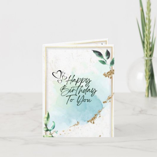 ユモア マム バースデー ポエム カード (正面)