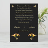 ユリおよび蝶駆け落ちの発表 案内状 (スタンド正面)