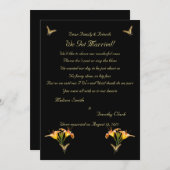 ユリおよび蝶駆け落ち2 案内状 (正面/裏面)