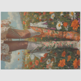 ユリお洒落のために比類のないカウボーイブーツを切り離す 薄葉紙