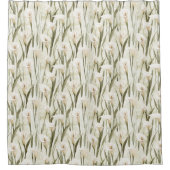 ユリかわいらしの花を呼ぶ シャワーカーテン (正面)