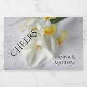 ユリとアヤメ スパークリングワインラベル (シングルラベル)