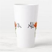 ユリとアローラ カフェラテマグ (正面)