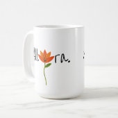 ユリとアローラ コーヒーマグカップ (正面左)