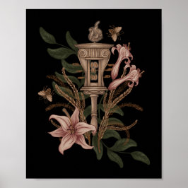 ユリとトウモロコシの分野のペルセフォネシストラム ポスター