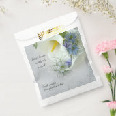 ユリとニゲラの花 フェイバーバッグ (封をした状態)