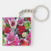 ユリとバラ キーホルダー (裏面)