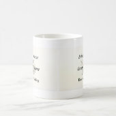 ユリとベリー結婚の供給 コーヒーマグカップ (中央)