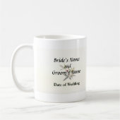 ユリとベリー結婚の供給 コーヒーマグカップ (左)