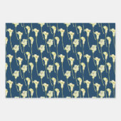 ユリとユーカリ ラッピングペーパーシート (正面3)