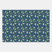 ユリとユーカリ ラッピングペーパーシート (正面2)