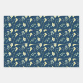 ユリとユーカリ ラッピングペーパーシート (正面)