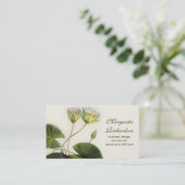 ユリによっては名刺が開花します 名刺 (スタンド正面)