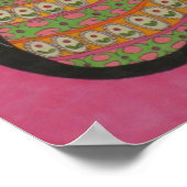 ユリのあるタキシード猫 ポスター (角)