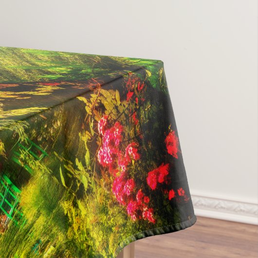 ユリのいる有名なクロードモネジバニー池 テーブルクロス (インサイチュ)