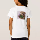 ユリのようなタディベア Tシャツ (裏面)