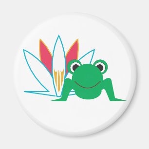 ユリのカエル マグネット