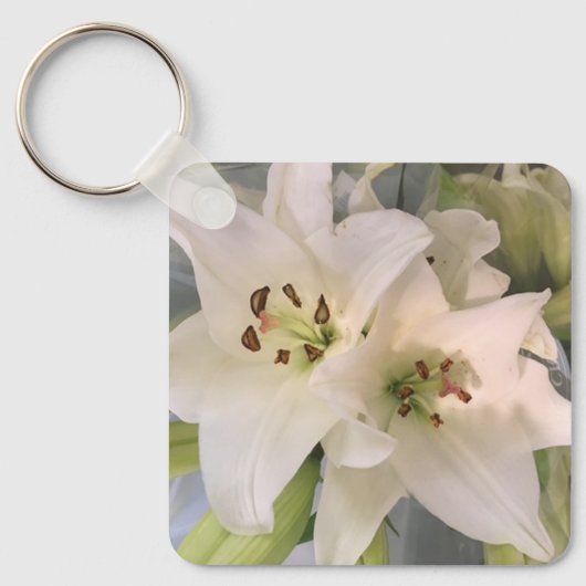 ユリのキーチェーン キーホルダー (正面)