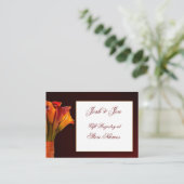 ユリのギフトレジス結婚トのカード エンクロージャーカード (スタンド正面)