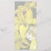 ユリのグループ メニュー (裏面)