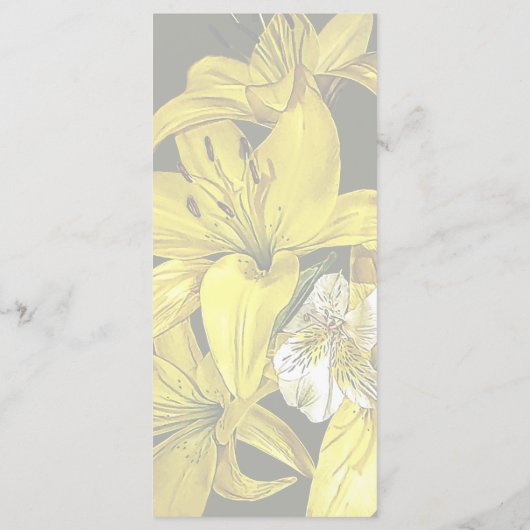 ユリのグループ メニュー (裏面)