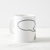 ユリのスピーチの泡マグ01 コーヒーマグカップ (正面左)