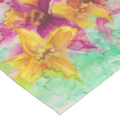 ユリのテーブルのランナー ショートテーブルランナー (コーナー)