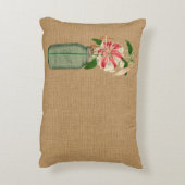 ユリのフルーアのdans国連ポットの石大工 アクセントクッション (裏面(縦))