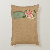 ユリのフルーアのdans国連ポットの石大工 アクセントクッション (正面(垂直))