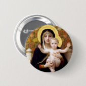 ユリのヴァージン 缶バッジ (正面&裏面)