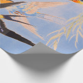 ユリの包み付け紙 ラッピングペーパー (角)