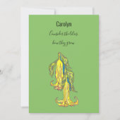 ユリの成長を考えパーソナライズされたろ シーズンカード (正面)