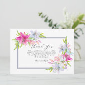 ユリの水の結婚色 サンキューカード (スタンド正面)