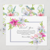 ユリの水の結婚色 サンキューカード (正面/裏面)