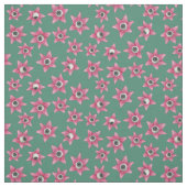 ユリの眼球の緑の生地 ファブリック (見本)