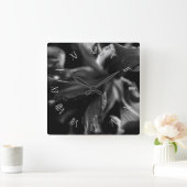 ユリの美しい花 スクエア壁時計 (ホーム)