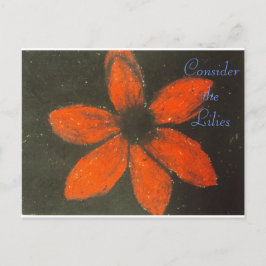 ユリの聖なる書物、 経典アートローマ8:38-39 ポストカード