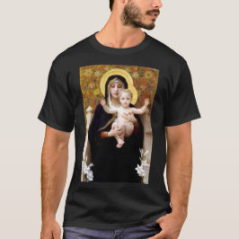ユリの聖母 (ウィリアム・アドルフ・ブグロー作) Tシャツ