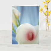 ユリの花のグリーティングカードを旋回 カード (黄色い花)