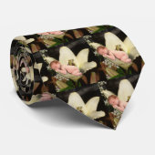 ユリの花のベビーの人のタイ ネクタイ (ロール)