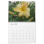 ユリの花の写真 カレンダー (1月 2027)