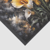 ユリの花の構成#1 薄葉紙 (詳細)