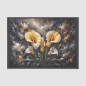 ユリの花の構成#1 薄葉紙 (正面)