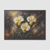 ユリの花の構成#3 薄葉紙 (正面)