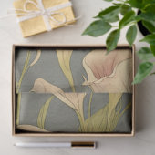 ユリの花ヴィンテージ 薄葉紙 (ギフト)