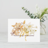 ユリの花束 招待状 (スタンド正面)