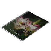 ユリの花自然 ノートブック (左側)