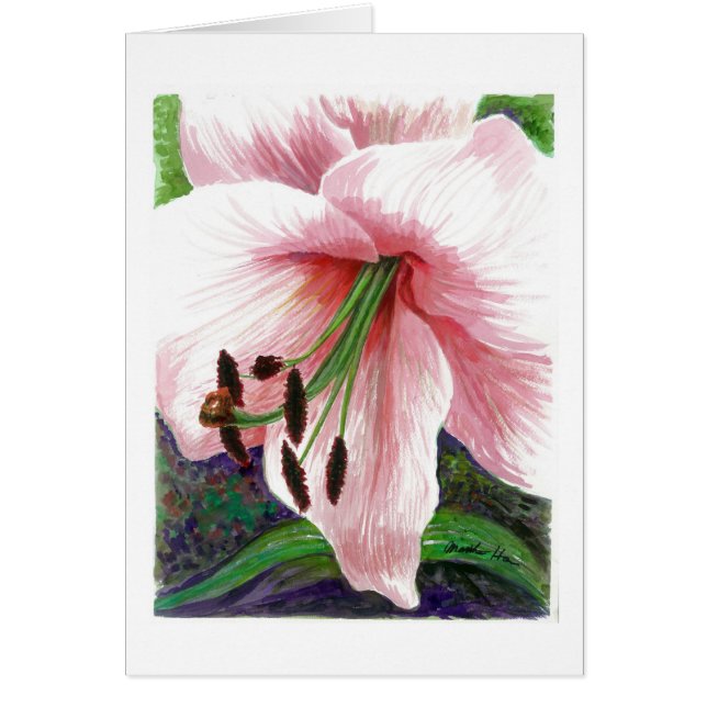 ユリの花 (正面)