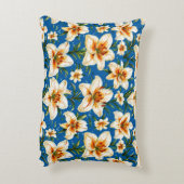 ユリの花 アクセントクッション (裏面(縦))